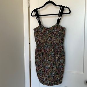 Brocade mini dress